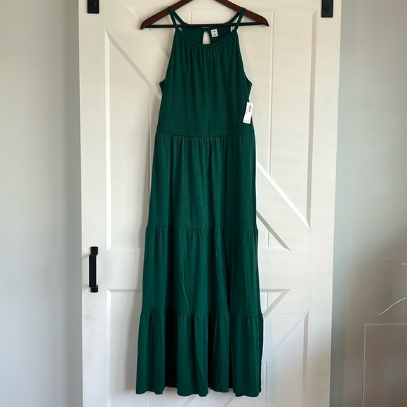 NWT Old Navy Tiered Maxi Dress, sz M - Picture 1 of 6